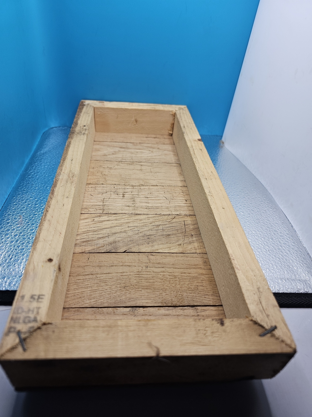 Handmade Rustic Wood Sign with Cream Lettering - Picture 4 of 5